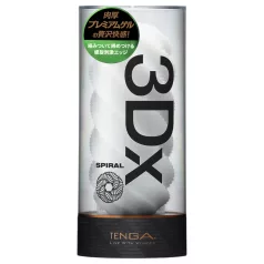 TENGA 3Dx Spiral - spiraalpatroon masturbator (wit)