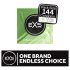 EXS Ribbel, Punt & Flare - geribbelde condooms (144 stuks)
