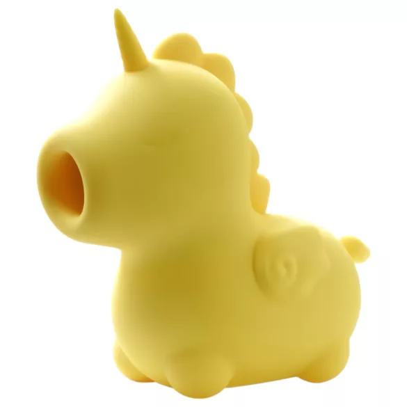 Unihorn Bean Blossom - clitorisstimulator oplaadbaar unicorn - siliconen geel