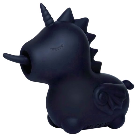 Unihorn Wild Spirit - oplaadbare unicorn clitorisstimulator (zwart)