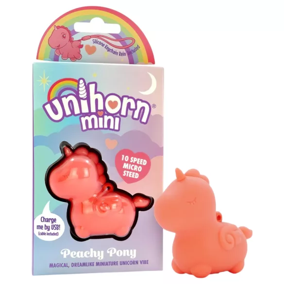 Unihorn - Mini clitoris-vibrator (perzik)