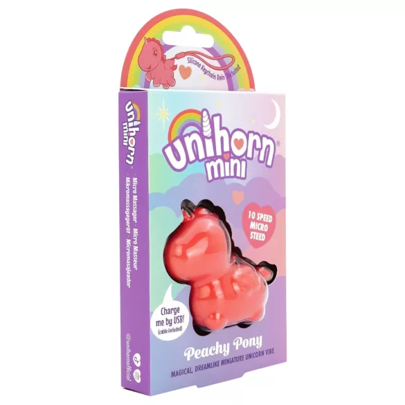 Unihorn - Mini clitoris-vibrator (perzik)