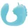 Unihorn C-Horse - G-punt- en clitoris-stimulerende vibrator (turkoois)