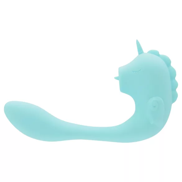 Unihorn C-Horse - G-punt- en clitoris-stimulerende vibrator (turkoois)