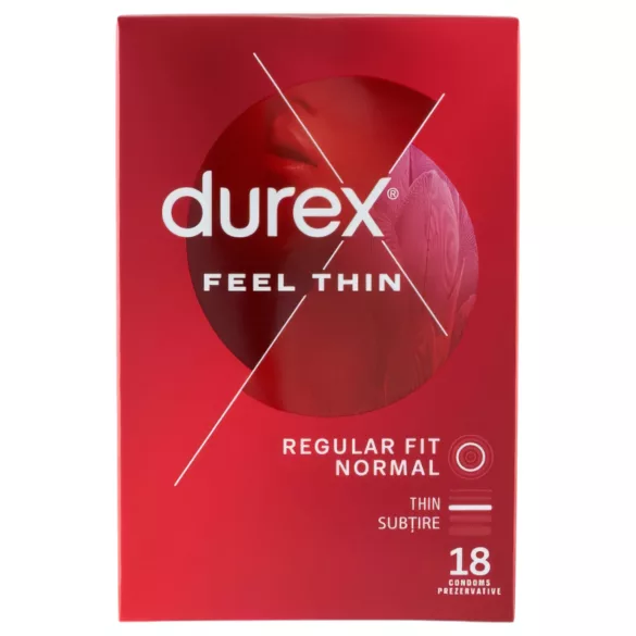 Durex Feel Thin - condoom - ultradun voor natuurlijk gevoel - 18 stuks
