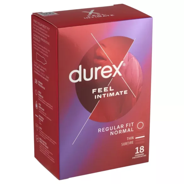 Durex Feel Intimate - condooms - extra dun - 18 stuks