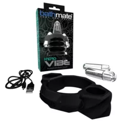Bathmate Hydro Vibe - vibrerende hydrotherapie ring - zwart