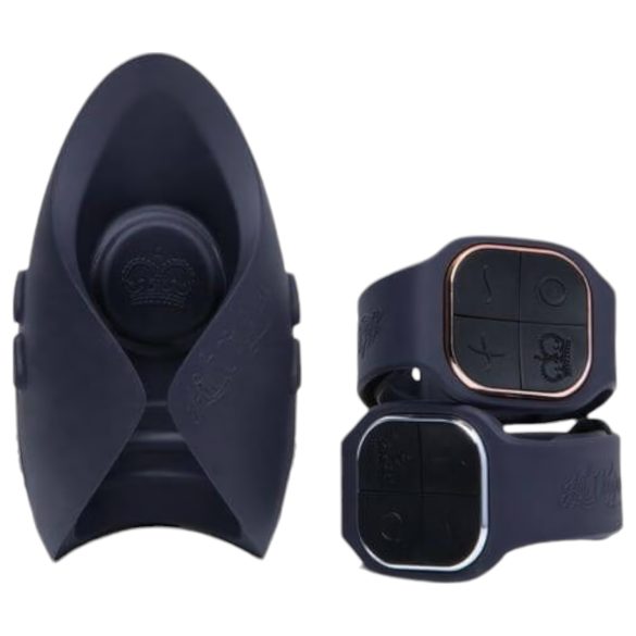 Pulse Duo Lux - Oplaadbare duo-masturbator met afstandsbediening (grijs)