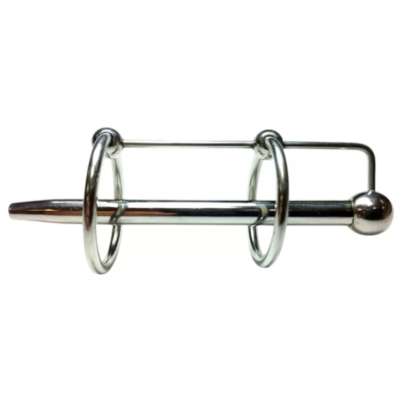 Rouge - dilator met dubbele ring - roestvrij staal - zilver