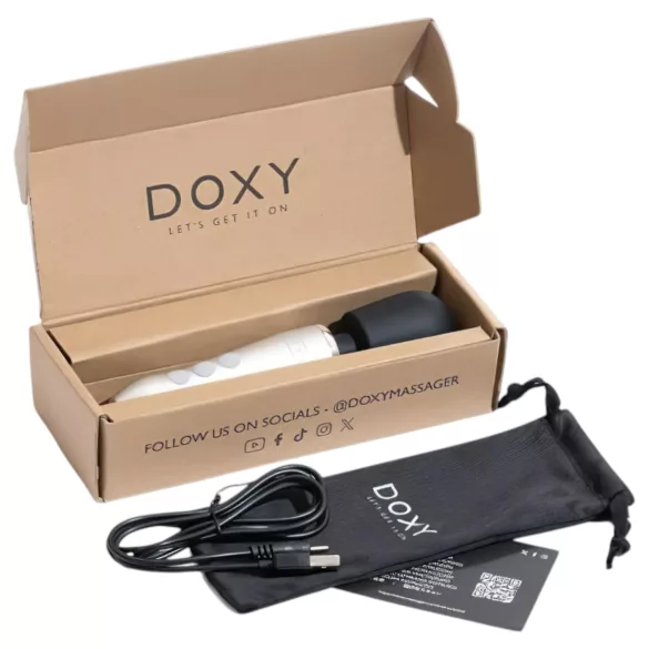 Doxy Go - draadloze wand vibrator - zilver