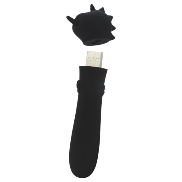 Unihorn Wild Spirit - oplaadbare mini-vibrator (zwart)