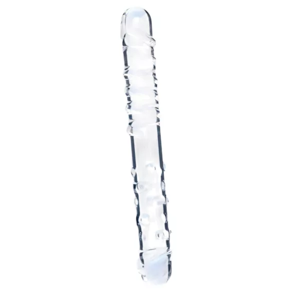 Clarity - glazen dildo met twee uiteinden - transparant