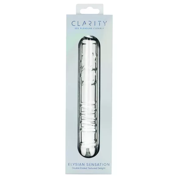 Clarity - glazen dildo met twee uiteinden - transparant