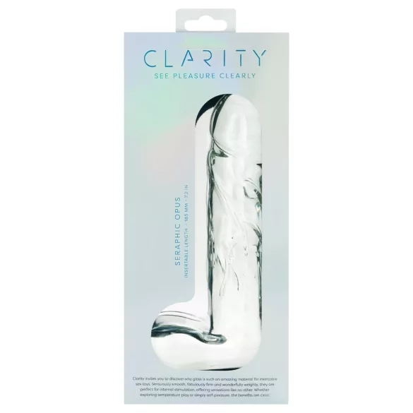 Clarity Seraphic Opus - glazen G-puntdildo (transparant)