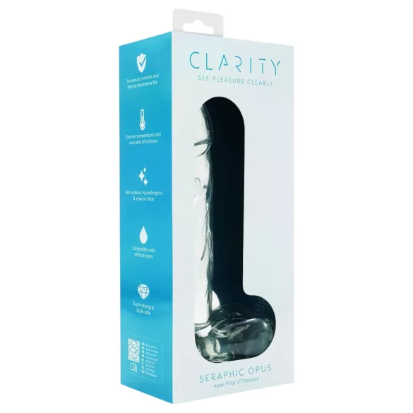 Clarity Seraphic Opus - glazen G-puntdildo (transparant)