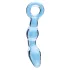 Clarity Utopian Mystique - geribbelde glazen anale dildo (transparant)