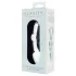 Clarity Utopian Mystique - geribbelde glazen anale dildo (transparant)