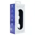 Clarity Utopian Mystique - geribbelde glazen anale dildo (transparant)