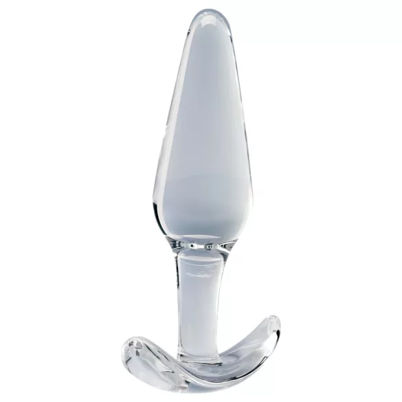 Clarity Utopian Floret - glazen anale plug (transparant)