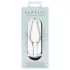 Clarity Utopian Floret - glazen anale plug (transparant)
