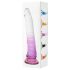 Lonely Lance - zuignap dildo (paars-transparant)