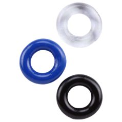 Lonely Stay Hard - kleurrijke penisringen set (3 stuks)