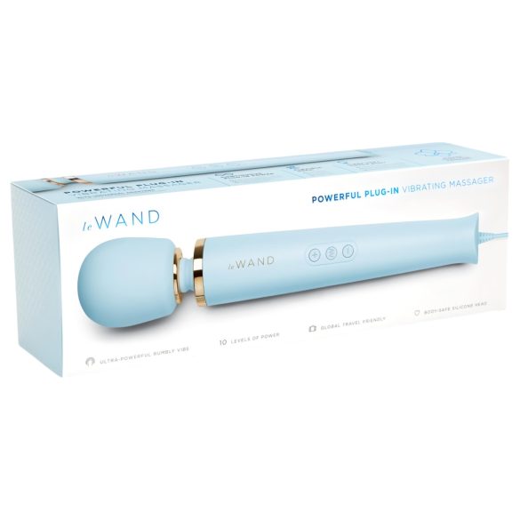 le Wand - exclusieve elektrische massage-vibrator (blauw)