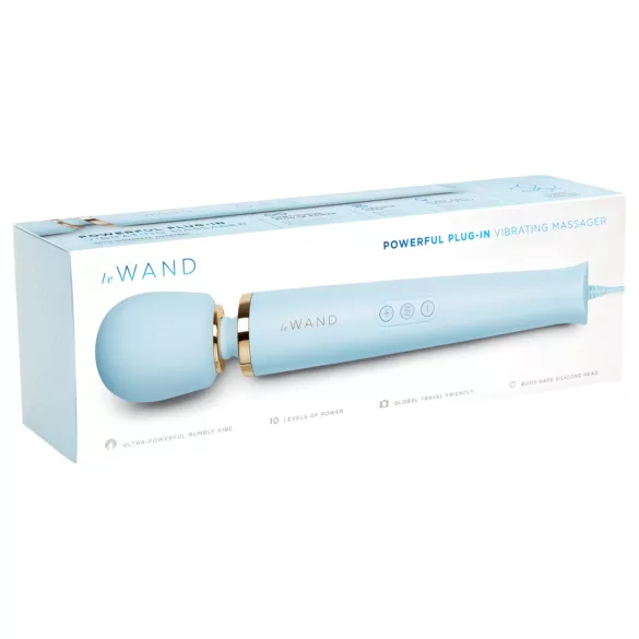le Wand - oplaadbare wand vibrator - massager - blauw
