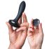 HOT Octopuss PleX met flex - draadloze anale vibrator (zwart)