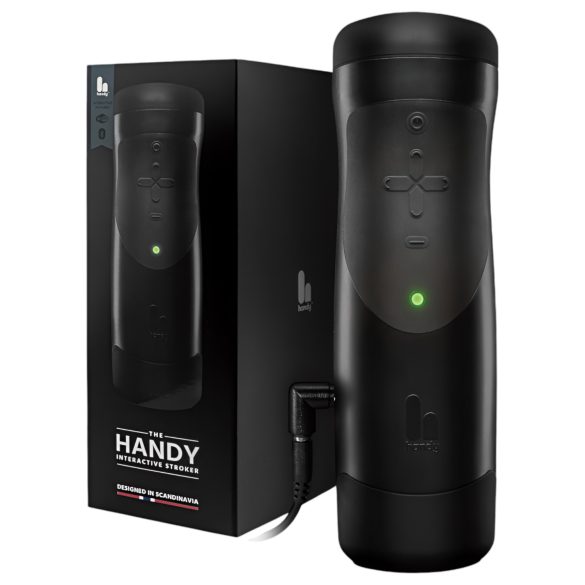 The Handy 1.1 - Slimme VR Masturbator (zwart)