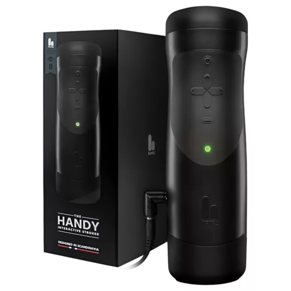 The Handy 1.1 - elektrische masturbator - app-gestuurd VR - zwart