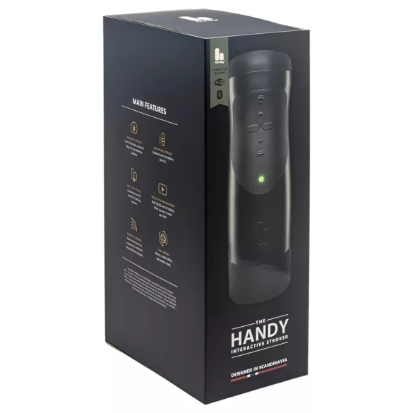 The Handy 1.1 - elektrische masturbator - app-gestuurd VR - zwart