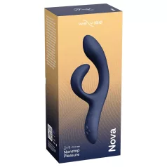   We-Vibe Nova 2 - App-gestuurde flexibele vibrator met clitorisstimulator (blauw)