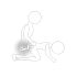 Rocks-Off - oplaadbare, draadloze anale vibrator met penisring (zwart)