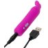 Happyrabbit Bullet - oplaadbare konijnenstaaf vibrator (paars)