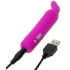 Happyrabbit - bullet vibrator - oplaadbaar, konijn oren - paars