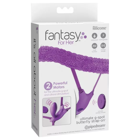 Pipedream Fantasy For Her - draagbare vibrator met ingebouwde G-punt-stimulator (paars)