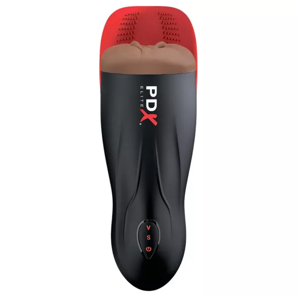 PDX Elite Fuck-O-Matic 2 - oplaadbare, zuigende kunstvagina‑masturbator