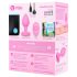b-vibe hartje - oplaadbare, draadloze anaal vibrator (roze)