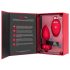 b-vibe hart - draadloze anale vibrator (rood)