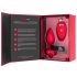 b-vibe hart - draadloze anale vibrator (rood)