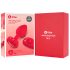 b-vibe hart - draadloze anale vibrator (rood)