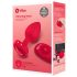 b-vibe hart - draadloze anale vibrator (rood)