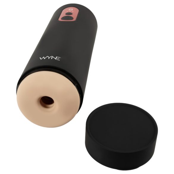 WYNE 08 - Oplaadbare op-en-neer masturbator (zwart)