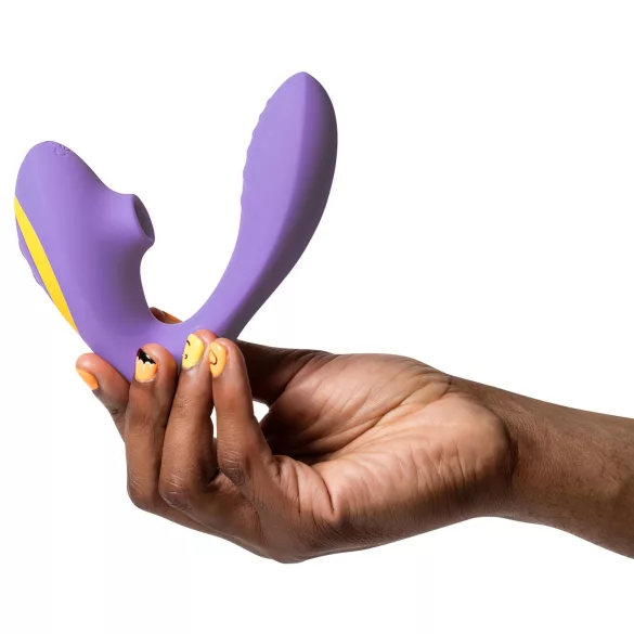 ROMP Reverb - luchtdruk 2-in-1 G-spot vibrator (paars)