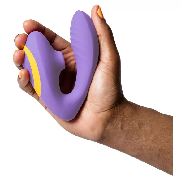 ROMP Reverb - luchtdruk 2-in-1 G-spot vibrator (paars)