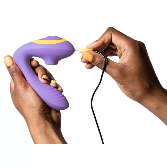 ROMP Reverb - luchtdruk 2-in-1 G-spot vibrator (paars)