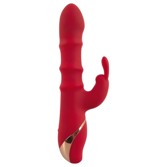 You2Toys Rabbit - bewegende ringvibrator (rood)