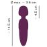 You2Toys Petite oplaadbare vibrator massager (rood)