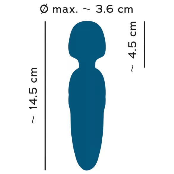 You2Toys Petite - oplaadbare mini vibrator - blauw